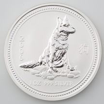 2006 Lunaire Année de La Chien Australie Série 1 1 L 999 Argent Bu Pièce... - €123,35 EUR