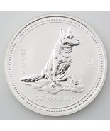 2006 Lunaire Année de La Chien Australie Série 1 1 L 999 Argent Bu Pièce... - $143.18