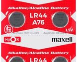 Maxell LR44 (A76) Batteries, 10 Count (775011) - $7.35