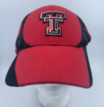 Nike Texas Tech Team TTU Hat Cap Red Raiders Football Mens M/L Red Black EUC - £9.86 GBP