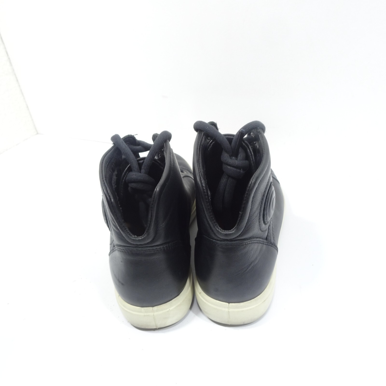 Ecco Soft 7 Womens Size 37 US 6 Black Leather Mid High Top Shoes Item image 5