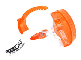 Cable Clic Mini Cable Organizer Orange - $1.95