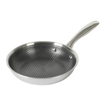Oster Modessa 8 Inch Nonstick Triply Stainless Steel Frying Pan in Silver - $46.95