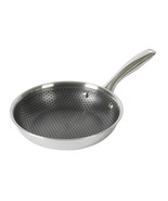 Oster Modessa 8 Inch Nonstick Triply Stainless Steel Frying Pan in Silver - $63.77 CAD