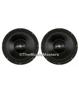 Pair 12&quot; inch 8 ohm HQ WOOFERS Bass Speaker Studio Home Cabinet Sub Repl... - $89.77