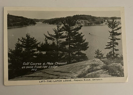 Golf Course &amp; Main Channel As Seen From Lodge Postcard Lift The Latch Lodge - £11.72 GBP