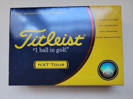 Titleist NXT TOUR Golf Balls 1 Dozen (12) White New w/ Logo New in Box - $29.02