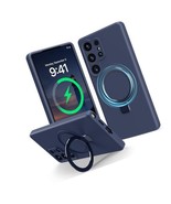 for Galaxy S25 Ultra Case with Stand, Slim Liquid Silicone Phone Cases - $1,045.76 MXN
