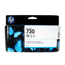 Genuine HP 730 Gray 130ml Ink Cartridge P2V66A expire March 2026 - $65.09