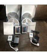 2 Pk LED Strip Lights 200’ Music Sync 5050 RGB Room Light with Remote App - €16,91 EUR