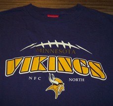 Vintage MINNESOTA VIKINGS NFL FOOTBALL T-Shirt YOUTH XL 18-20 - $16.34