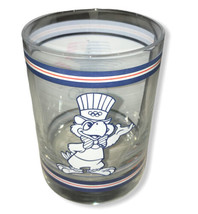 1984 Summer Games United States Olympics Los Angeles Glass with Eagle Ma... - $9.38