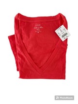 J.Crew Women’s Short Sleeve V- Neck Cotton T-Shirt..Sz.Medium.NWT - £15.69 GBP
