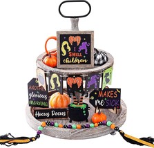 11Pcs Halloween Hocus Pocus Tray Decor Halloween Decorations I Smell Children - £24.17 GBP