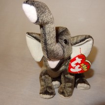Trumpet Elephant Ty Beanie Babies Collection Plush Stuffed Animal 5&quot; 2000 - $9.99