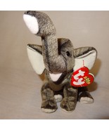 Trumpet Elephant Ty Beanie Babies Collection Plush Stuffed Animal 5&quot; 2000 - £7.82 GBP