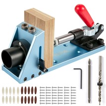 VEVOR Pocket Hole Jig Kit, M4 Adjustable &amp; Easy to Use Joinery Woodworki... - $85.49