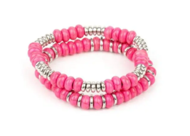 Paparazzi Desert Rainbow Pink Bracelet - New - £3.54 GBP
