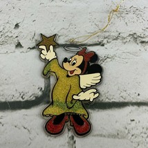 Vintage Disney Minnie Mouse Christmas Angel Ornament Plastic 5” - £15.54 GBP