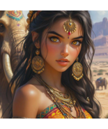 Indian Princess Spirit Companion, Abundance, Grace, Lakshmi Messenger - $59.99