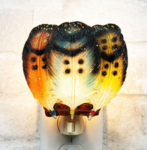 Rustic Western Tribal Indian Dreamcatcher 3 Feathers Trinity Plug In Night Light - £15.17 GBP