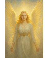  Petra — Celestial Angel of Golden Radiance - Direct Binding Service - $450.00