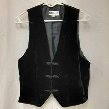 Vintage Russ Classic Mens Vest Jacket Black Toggle V Neck USA 8 - $22.09