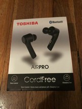Toshiba Air Pro Cord Free Wireless Earbuds With Original Directions - £35.61 GBP