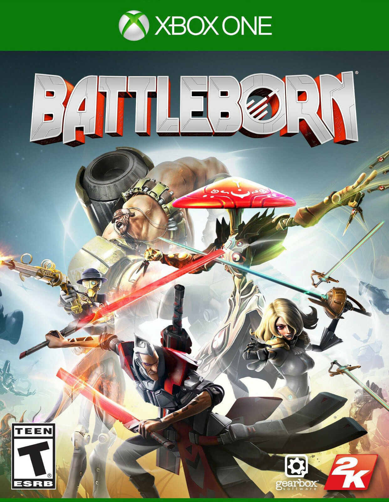 Primary image for NEW Battleborn Microsoft Xbox One Video Game 2016 multiplayer shooter 25 heroes