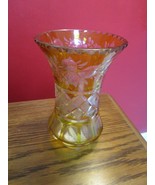 Czechoslovakia Crystal Cut Bohemia Yellow to Clear 7&quot; [*a5] - $1,958.81 MXN
