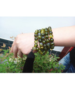 Free Shipping - Natural Yellow Dragon Bone Stone 108 Meditation Yoga Pra... - $54.68 CAD