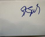 Steven Spielberg Signed Autographed 4x6 Index Card - $100.00