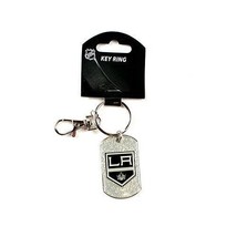 NHL Los Angeles LA Kings Hockey Official Fan Merch Glitter Series Style Keychain - £8.69 GBP