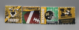 University of Missouri Mizzou Tigers Ceramic Coasters w/ Cork Bottom Set of 4 - £10.33 GBP