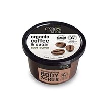 Organic Shop Body Scrub Natural Brazilian Coffee and Sugar 250ml  - $20.00
