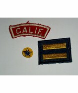 Cub Scout Lot of 2 Vintage Patches And 1 Pin 1960&#39;s - $20.56 CAD