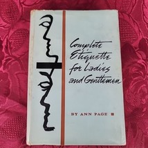 Complete Etiquette For Ladies And Gentlemen by Ann Page Ward Lock, 1961 England - £10.43 GBP