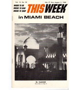 Miami Beach  -This Week in Miami Beach Vintage - July 27 to August 2, 1968 - $4.45 CAD