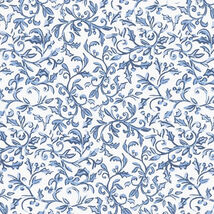 Set of 12 Sheets Gift Tissue Paper for Party or Crafts - Blue Floral - $12.47