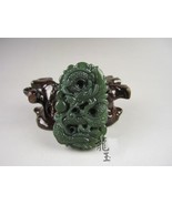 Free Shipping - 2012 Year Natural Green jade carved Dragon charm Pendant... - $27.32 CAD