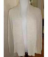 CHICO&#39;S RUCHED BACK BRIDGETTE CARDIGAN SWEATER NWT - £19.57 GBP
