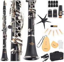 The Yanason B Flat 17 Key Clarinet Comes With 2 Barrels, A Case, A, And ... - £94.28 GBP