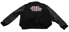 2006 Super Bowl XL Detroit MI Pittsburgh Steelers Leather Jacket Men&#39;s XL - £101.26 GBP