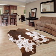 Foxmas Cowhide Rug For Living Room, Cow Print Rug For Bedroom, Faux Cow Hides - £57.53 GBP