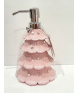 Christmas Rhinestones Pink Christmas Tree Soap Dispenser NEW - €25,78 EUR