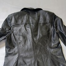 East 5th RN#93677 Women's Black Genuine Leather 3-Button Jacket Size Large image 15