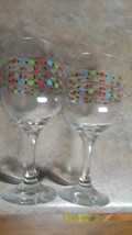 CELEBRATE  2 Stemmed Glasses - $4.50