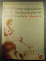 1959 Schrank La Vie en Rose Lingerie Ad - To women who don&#39;t sleep well - £11.79 GBP