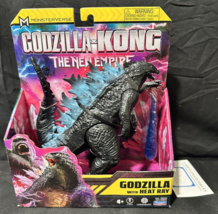 Godzilla x Kong The New Empire Godzilla With Heat Ray 2024 Playmates NIB Blue - £52.92 GBP