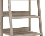 Gray Wash, 25&quot;W X 17.99&quot;D X 60&quot;H Linon Tracey Ladder Bookcase. - $119.92